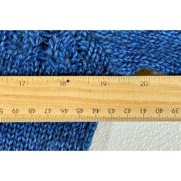 Vintage Irish Cladyknit 100% Pure New Merino Wool Cable Knitted Chunky Sweater S - Picture 8 of 8